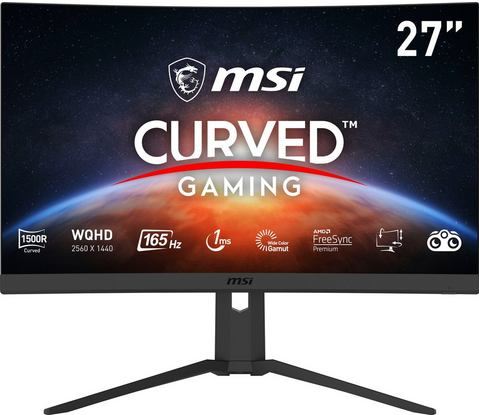 MSI Curved-gaming-monitor Optix G27CQ4P, 69 cm / 27 ", QHD