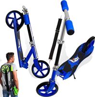 Step Pro-S City Scooter - SHARK - Step Grote Wielen 205 mm- Step voor volwassenen - 100kg - Autoped -Opvouwbaar - In hoogte Verstelbaar - Vering - - 100kg - Vouwbaar - Grote wielen - Baluw