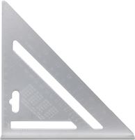 Bigstren Aluminium metrische winkelhaak - gradendriehoek - blokhaak - meetdriehoek - 18.7 x 18.7 cm