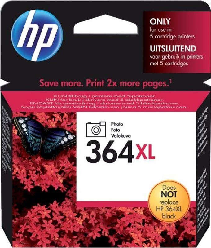 HP Inkcartridge 364xl cb322ee hc foto zwart