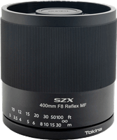 Tokina SZX Super Tele 400mm f/8 Reflex MF Nikon F