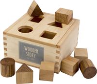 Wooden Story Shape Sorter Box | Houten Speelgoed | Houten Sorteer Box