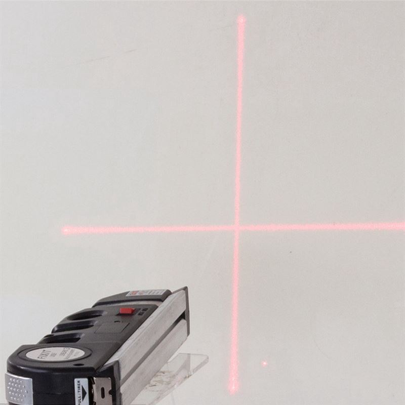 DAILY LOGIX Laserwaterpas – 3 Verschillende Lasers – Inclusief Rolmaat 2,50 cm - Klussen - Waterpas met Laser - Torpedo waterpas