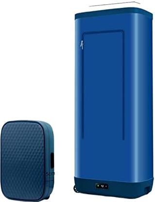 RLGS Wasdroger Draagbare wasdroger, multifunctionele kleine droger, snelle kledingdrogerverwarmer for op reis naar huis Wasserij (Color : Blue, Size : Without towel rack)
