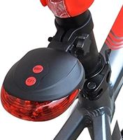 Xming Fiets Achterlicht - Waterdichte fietsachterlichten - Rode parallelle lijn achterlichten Batterijvoeding (zonder batterij), 7 lichtmodi, fietsveiligheid Achterlichtaccessoires