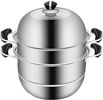 DHSGH ADFSFD RVS Steamer Cooker Household Verdikte Gas Pot van de Soep met Steamer Steamer