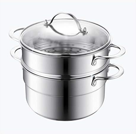 DHSGH ADFSFD Stainless Steel Pot van de Soep Household Verdikte Gas Cooker Small Boiling Pot Steamer