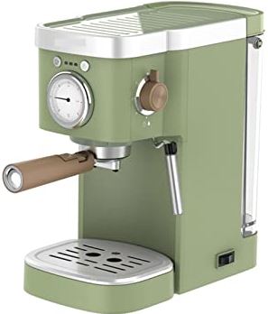 WEAVVE Koffiezetapparaat Italiaanse espressomachine Maker Capsule schuimende melkopschuimer Koffiepoeder Dual Purpose Onafhankelijk ontwerp, gemakkelijk te vullen, gema (Color : Green, Size espressomachine | Kieskeurig.nl