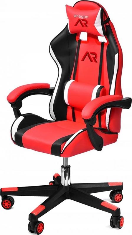 Viking Choice Gamestoel ergonomisch Rood & zwart ECO-leer bureaustoel