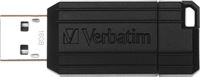 Verbatim PinStripe - USB-Stick16 GB - Zwart