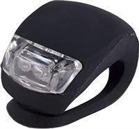SunaOmni Bicycle Light Frog Siliconen Led Bike Licht Voor- En Achterste Fietsaccessoires Zwart Achterlicht Voor Fietsveiligheidsfietsonderdeel Cycli -accessoires Waterbestendige Achterlamp.