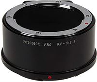FotodioX Pro objectiefadapter compatibel met Olympus Zuiko (OM) 35 mm Slr lenzen op Nikon Z-Mount spiegelloze cameragebehuizingen