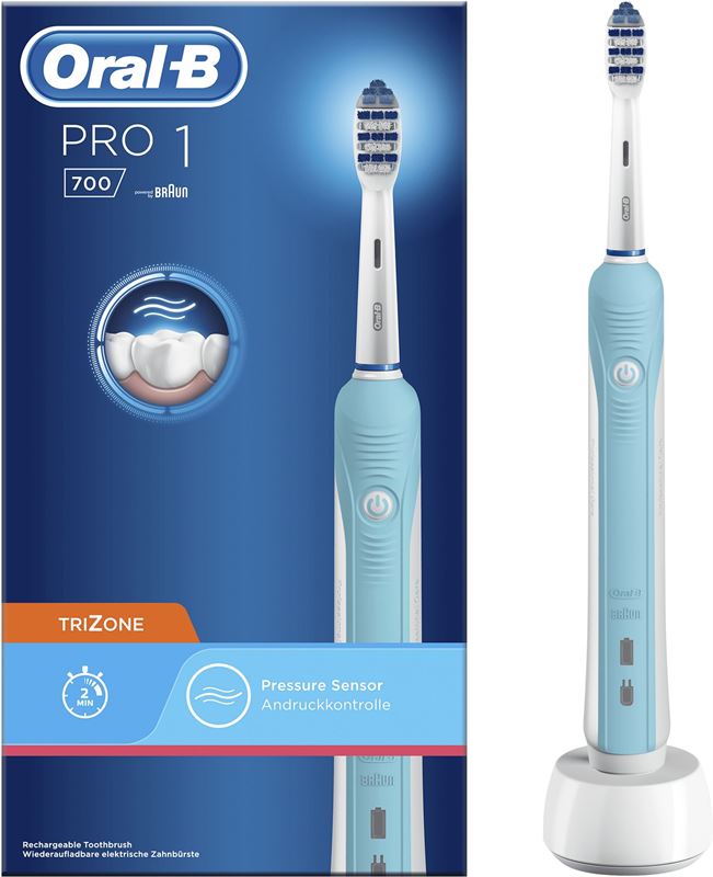 andere Snikken spontaan Oral-B TriZone 700 Oplaadbare Elektrische Tandenborstel blauw |  Specificaties | Kieskeurig.nl
