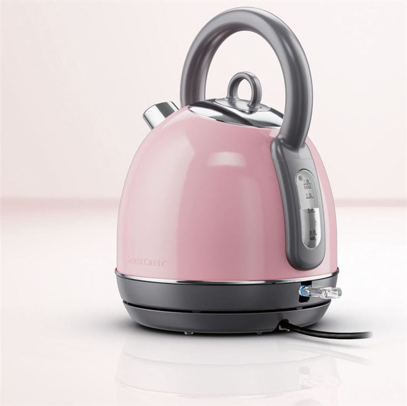 Silvercrest Kitchen Tools Silvercrest Waterkoker Roze 1,8L 3100W