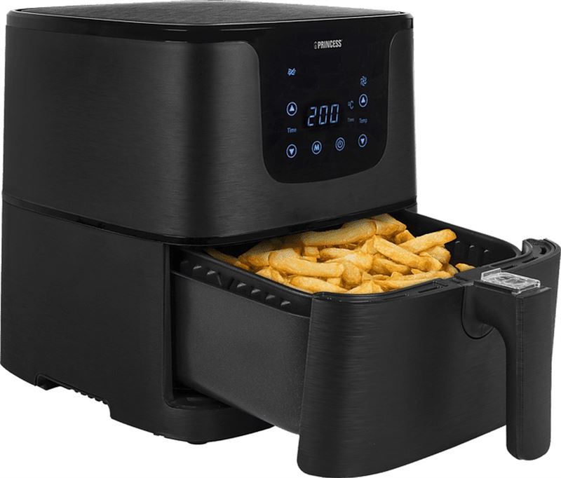 Princess 183014 Aerofryer - Heteluchtfriteuse - Inhoud 5.2 liter - Digitaal control panel - Zwart