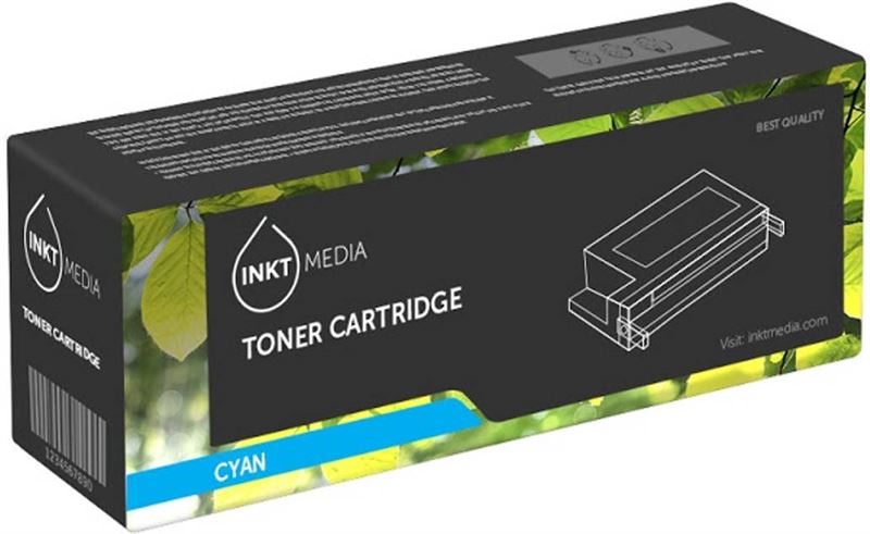 Inktmedia inktmedia® - laser toner - geschikt hp ce401 (507a) toner cyaan