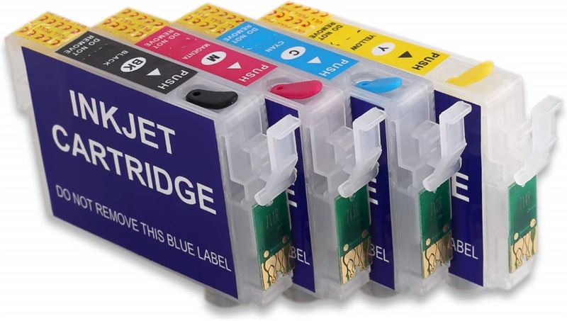 Inktmedia inktmedia® - geschikt epson t1295 ( t1291 tot t1294 ) navulbare cartridges met arc chip