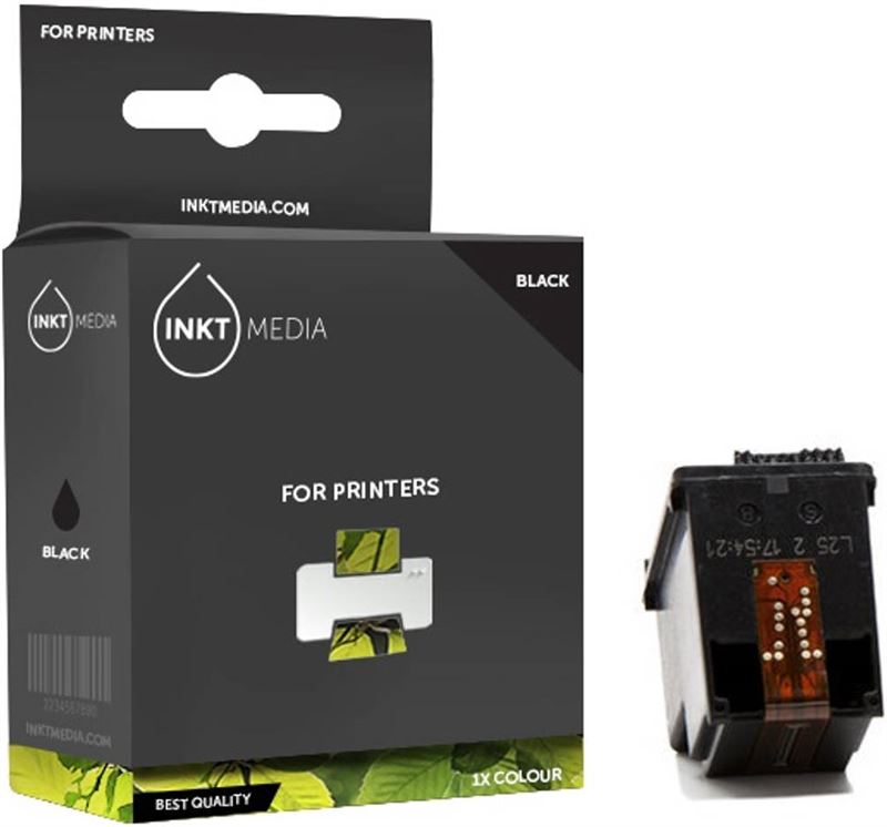 Inktmedia inktmedia® - inktcartridge - geschikt hp 304xl (n9k08ae) inktcartridge zwart hoge capaciteit - cartridge met inkt