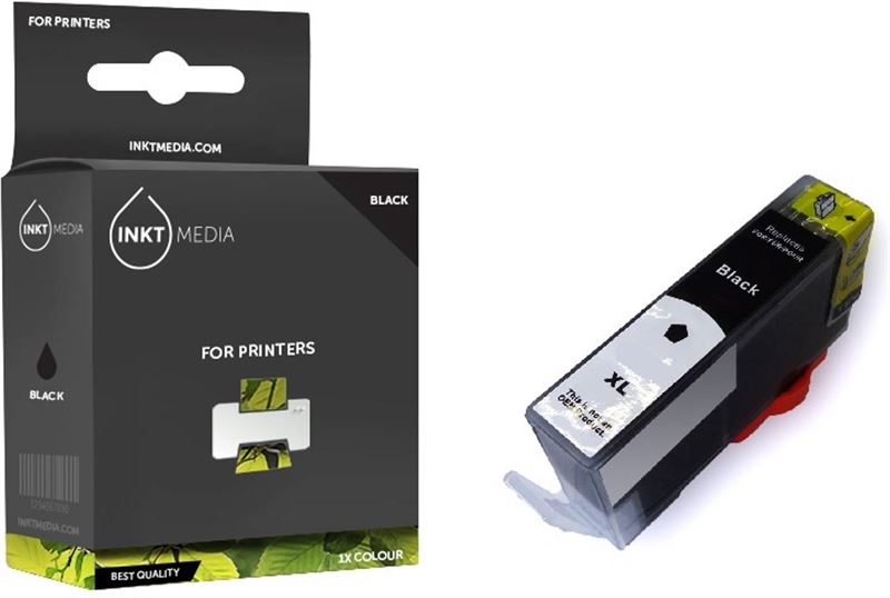 Inktmedia inktmedia® - inktcartridge - geschikt hp 903xl l (t6m19ae) inktcartridge zwart extra hoge capaciteit - cartridge met...