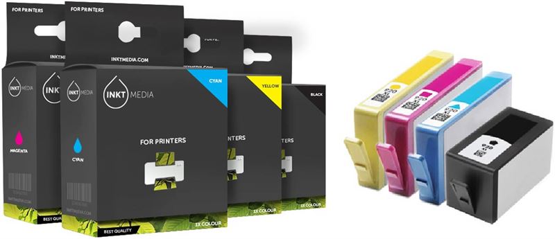 Inktmedia inktmedia® - geschikt hp 920xl serie set cartridges met chip