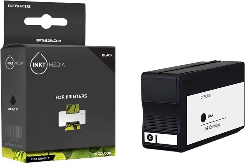 Inktmedia inktmedia® - inktcartridge - geschikt hp 953xl 953 (l0s70ae) inktcartridge zwart hoge capaciteit - cartridge met inkt