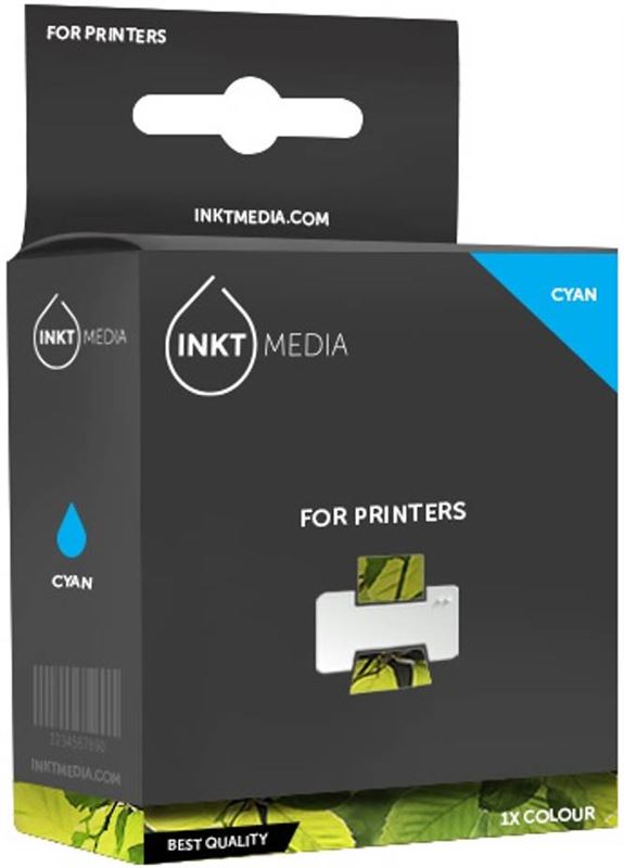Inktmedia inktmedia® - inktcartridge - geschikt hp 963xl (3ja27ae) inktcartridge cyaan hoge capaciteit - cartridge met inkt