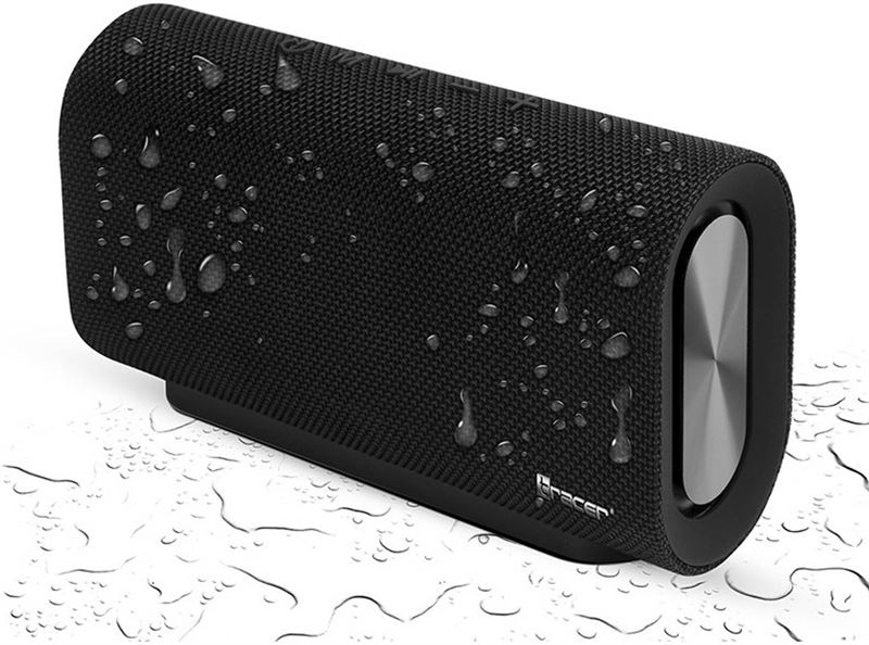 Overmania tracer rave ipx5 bt speaker high performance 20 watt - zwart