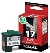 Lexmark No.17 Moderate Use Black Print Cartridge BLISTER single pack / zwart