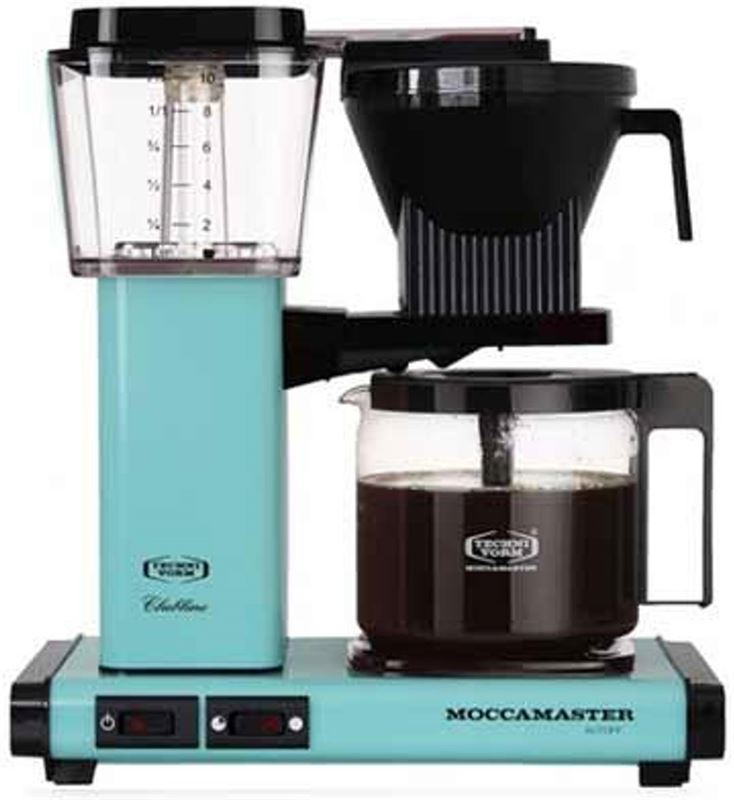 Moccamaster filterkoffiemachine kbg741, turquoise -