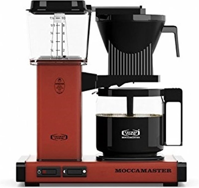 Moccamaster filterkoffiemachine kbg741 - brick red -