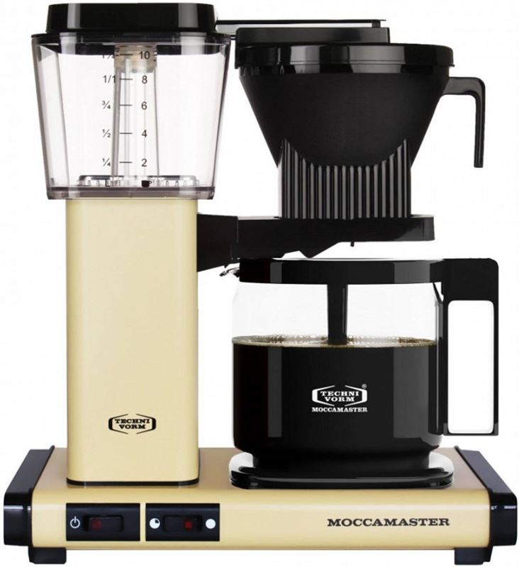 Moccamaster filterkoffiemachine kbg741 - pastel yellow -