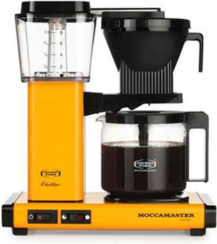 Moccamaster filterkoffiemachine kbg741, yellow pepper -