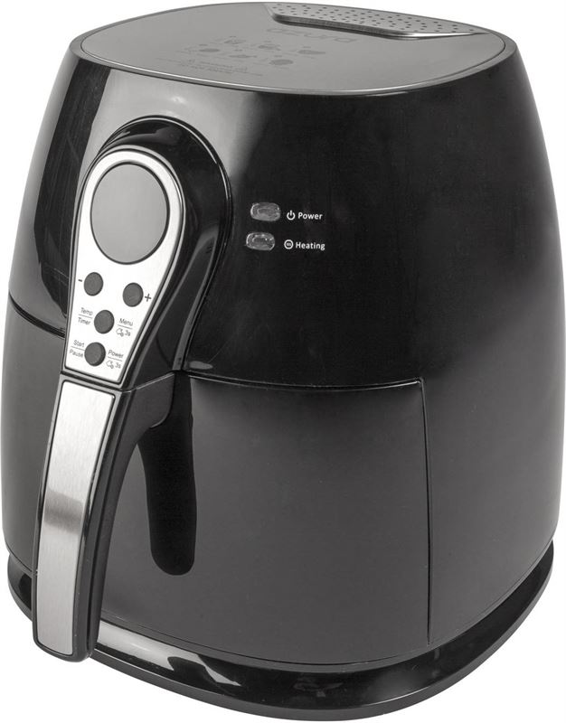 AzurA digitale hot air fryer 1400 w 3 l zwart