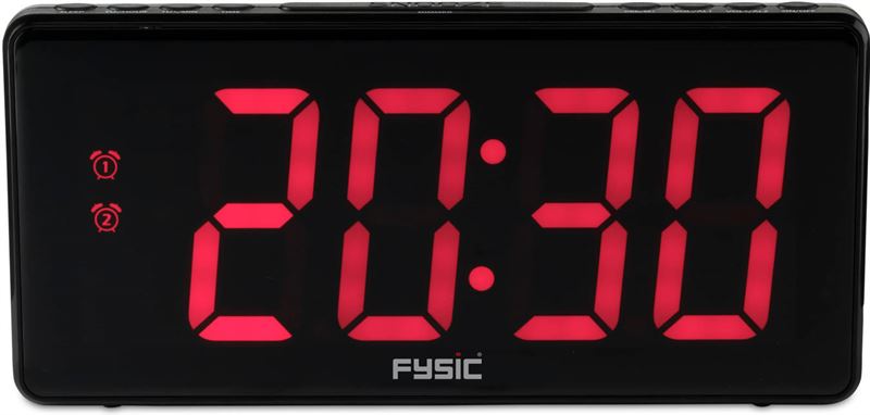 Fysic FK470 - FM alarmklok met XXL display