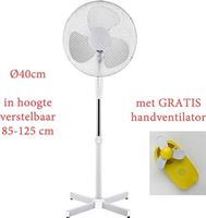Astro astro® staande ventilator / statiefventilator wit ø 40cm