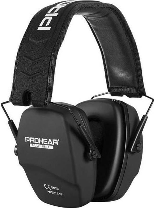 PROHEAR oorkappen - 26 db demping - zwarte gehoorbescherming