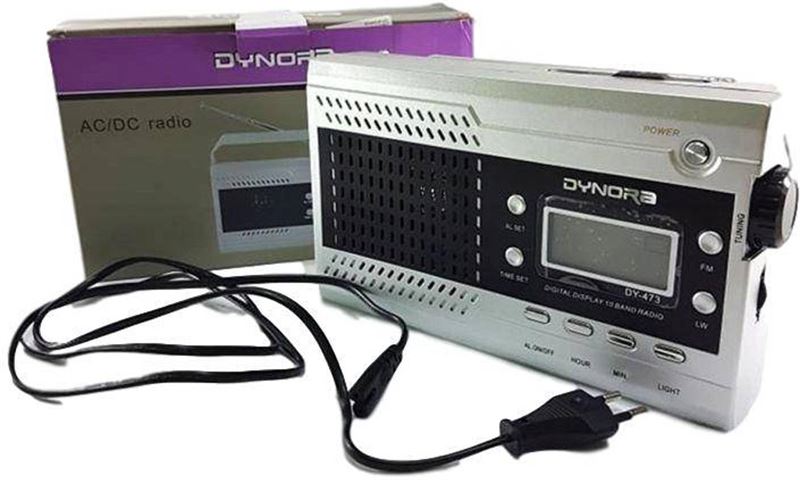 HA-MA TOOLS dynora fm retro radio - met lcd display - draadloos