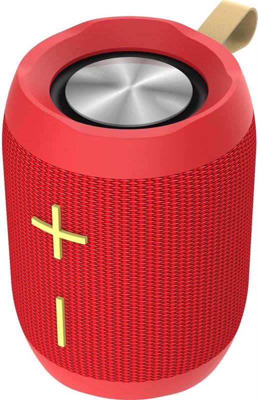 BES LED draadloze bluetooth speaker - aigi nixa - rood