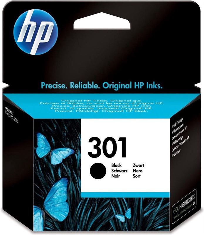 HP Hewlett-Packard Inktcartridge No. 301 Black Deskjet 1050;2050 2964291