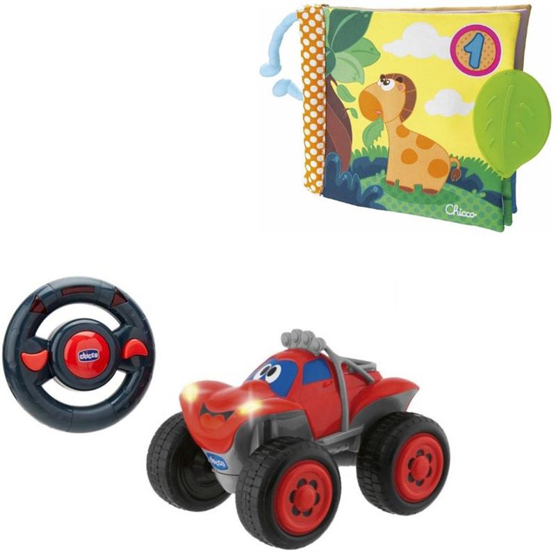 Moment petticoat Socialistisch Chicco bundel - billy bigwheels - bestuurbare speelgoedauto - rood &  babyboekje junior 19 x 19 cm polyester geel/groen elektronisch speelgoed  kopen? | Kieskeurig.be | helpt je kiezen