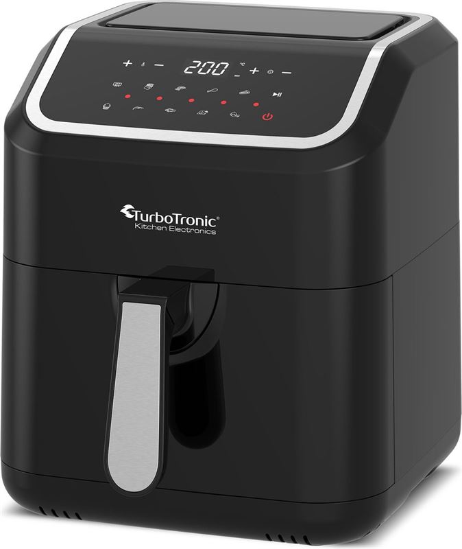 TurboTronic AF12 Digitale Airfryer XL - Heteluchtfriteuse - 5 Liter - Zwart