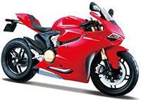 maisto M32704 1:12 Motorbike-Ducati 1199 Panigale, diverse ontwerpen en kleuren