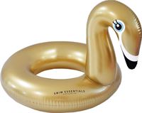 Swim Essentials Opblaasbare Gouden Zwaan Zwemband 105 cm