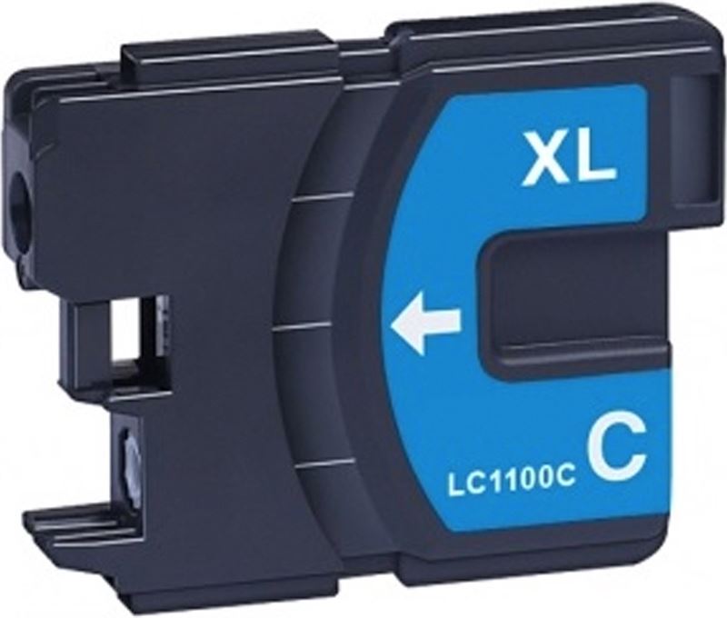 MartyPrint - Brother LC-1100 XL inktcartridge cyaan (Huismerk)