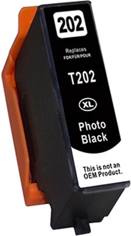 MartyPrint - Epson 202 XL (T02H14010) inktcartridge foto zwart (huismerk)