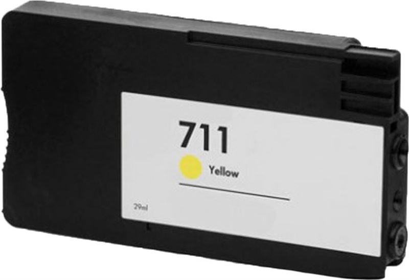 MartyPrint - HP 711 (CZ132A) inktcartridge geel (huismerk)