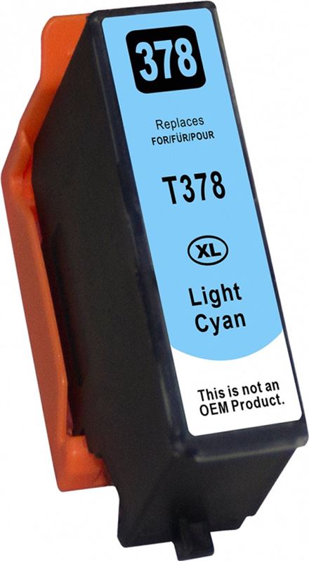 MartyPrint - Epson 378 XL (T3785) inktcartridge licht cyaan (huismerk)