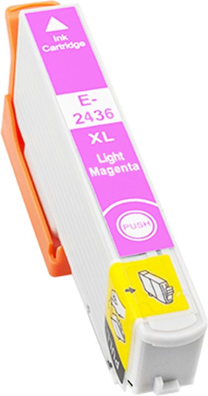 MartyPrint - Epson 24 XL (T2436) inktcartridge licht magenta (huismerk)