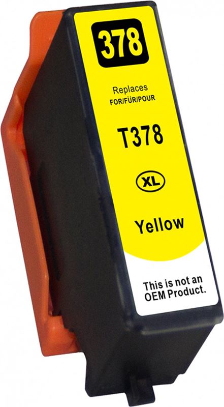 MartyPrint - Epson 378 XL (T3784) inktcartridge geel (huismerk)