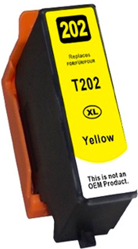 MartyPrint - Epson 202 XL (T02H44010) inktcartridge geel (huismerk)